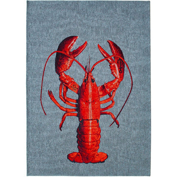 Louis De Poortere Pop Lobster 9389 Steam Red Washable Polyester Flatweave Eco-Rug-Louis De Poortere-Rug Love - The Most Loved Rug Store